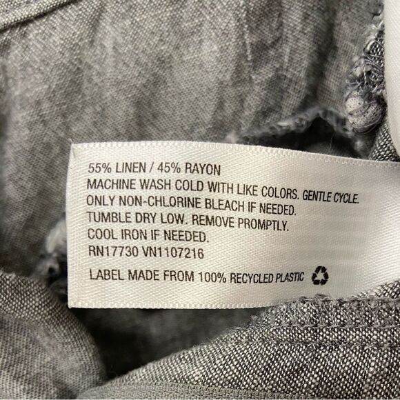 A New Day Gray Pleated Front Pants Size 8 - Picture 5 of 6